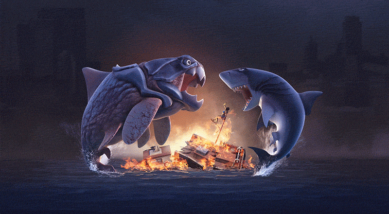 Big Daddy Mosasaurus GIF