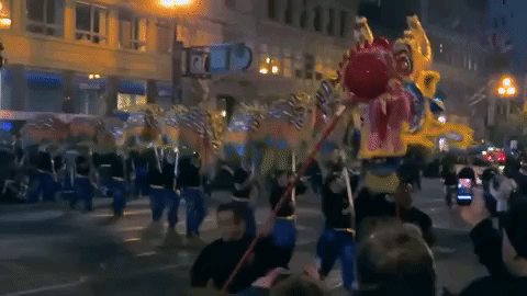 Big Dragon Head Parade GIF