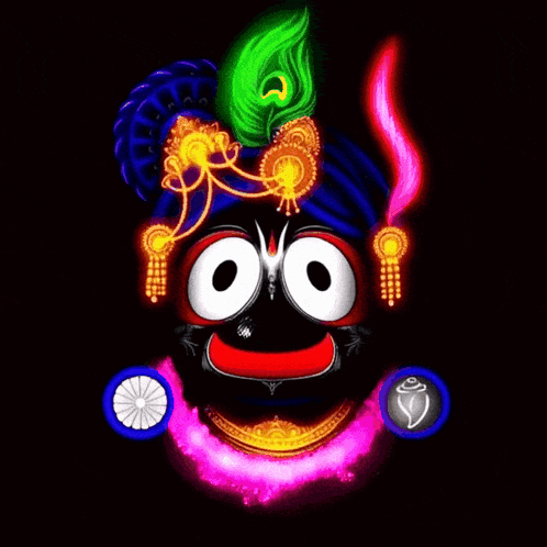 Big Eyed Cartoon Smiley Face GIF