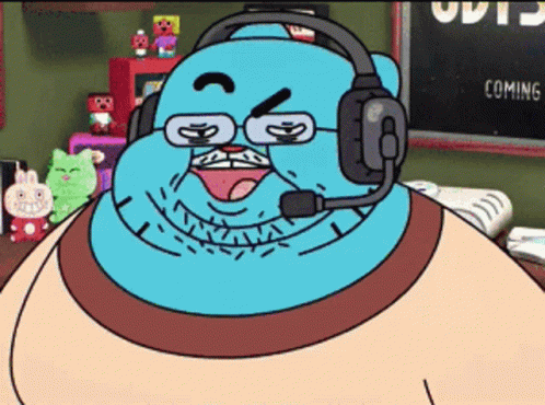 Big Gumball Watterson Streamer GIF