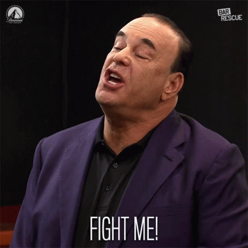 Big Guy Let Them Fight Me GIF