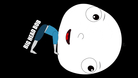 Animated Big Head Bob GIF