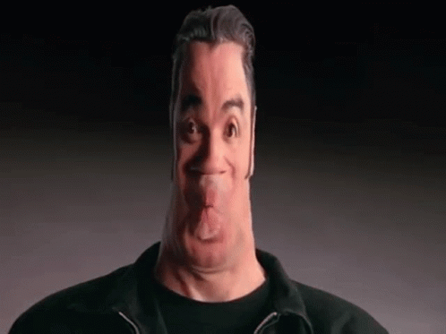 Funny David Byrne Big Head GIF