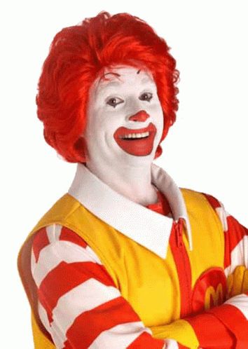 Big Head Ronald Mcdonald GIF