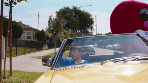 Big Heart In A Car GIF