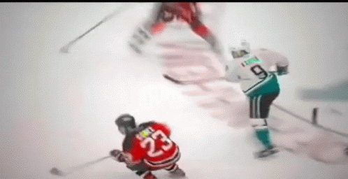Big Hit Hockey Players Celebrating GIF