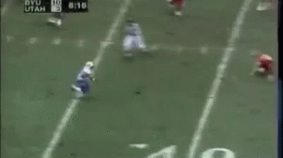 Big Hits Football College Football Battle GIF