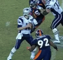 Big Hits Football Elvis Dumeril Rocks Tom Brady GIF