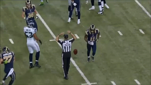 Big Hits Football Knock Out Tackle Nfl GIF