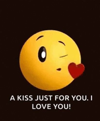 Big Kiss Just For You I Love You GIF