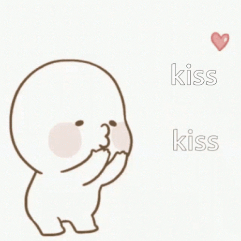 Ompangi Heart Big Kiss GIF
