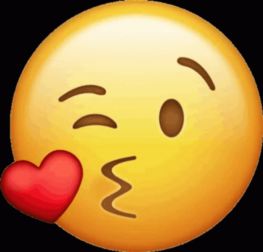 Big Kiss Emoji GIF