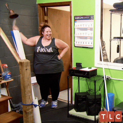 Big Lady Ring The Bell Alarm GIF