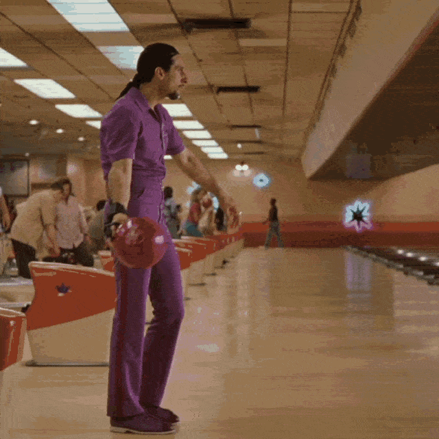 Big Lebowski Jesus Quintana Trying To Play Bowling GIF