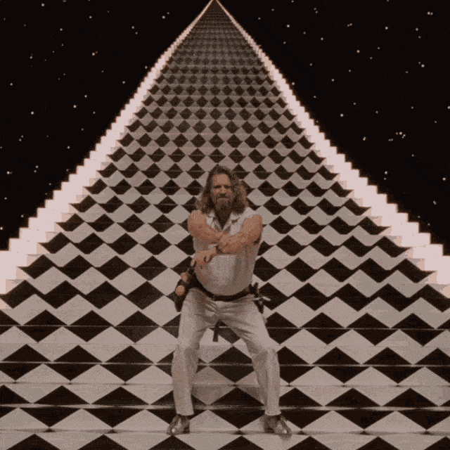 Big Lebowski The Dude Dancing It Off GIF