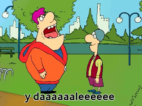 Big Man Crying Out For Dale GIF