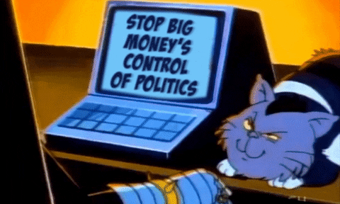 Big Money Blue Cat Advocate GIF