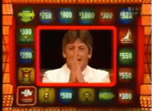 Big Money Press Your Luck Game Show GIF