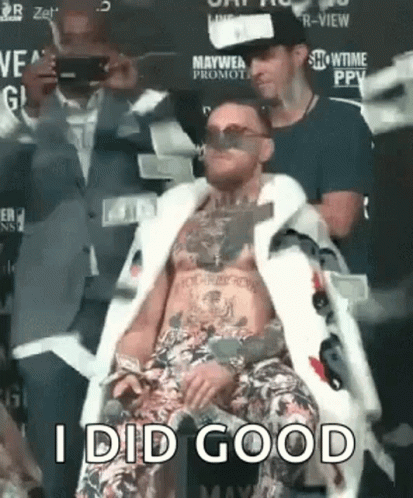 Big Money Shower Connor Mcgregor GIF