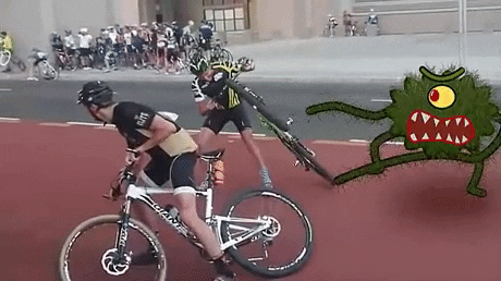 Big Monster Holding Cycle GIF