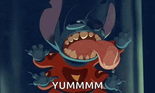 Big Mouth Cartoon Character Yummmm GIF