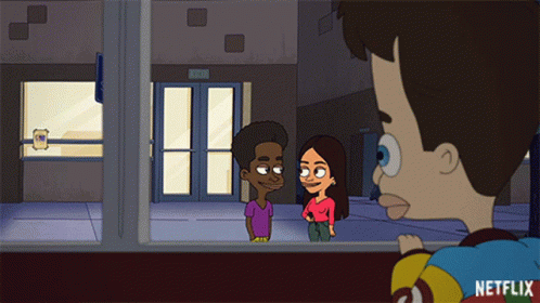 Big Mouth Cheaters Gina Kiss GIF