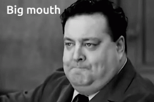 Big Mouth Jackie Gleason Freaking Out GIF