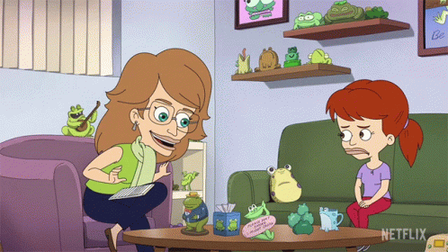Big Mouth Jessi Glaser And Therapist Nancy GIF
