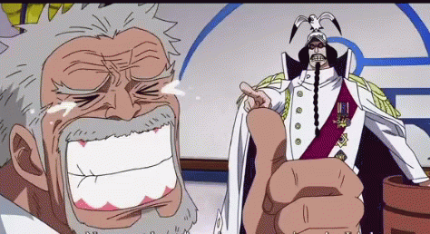 Big Mouth Monkey D Garp GIF
