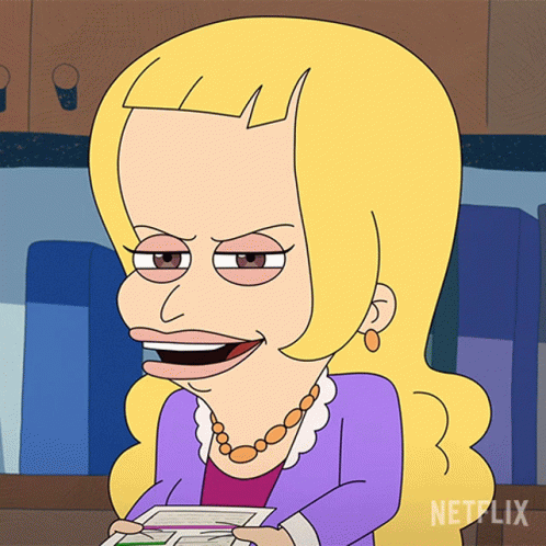 Big Mouth Sinister Laugh Lola Skumpy GIF