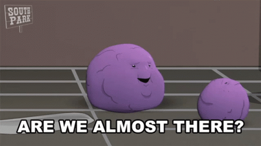 Big Playdough Asks Are We There Yet GIF