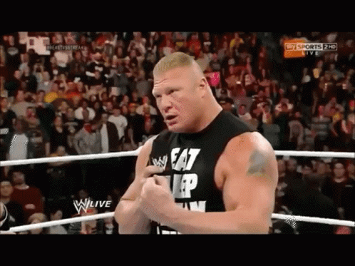 Big Show Brock Lesnar Let Do This GIF