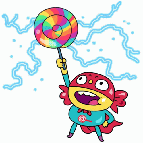 Big Skittles Candy Lolly GIF