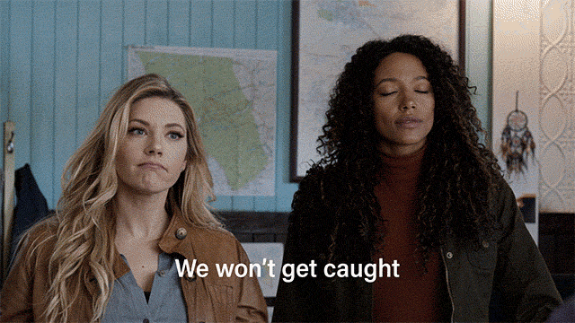 Big Sky Jenny Cassie We Wont Get Caught GIF