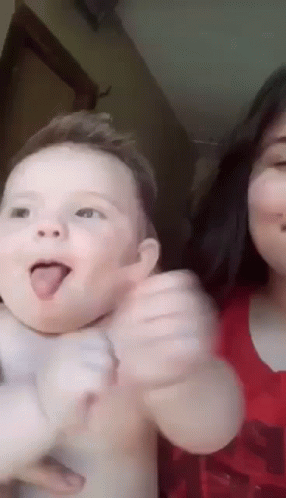 Big Smile Baby Girl GIF