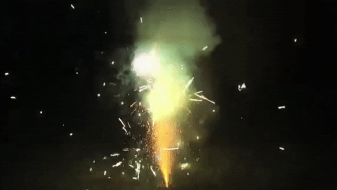 Big Smoking Sparklers GIF