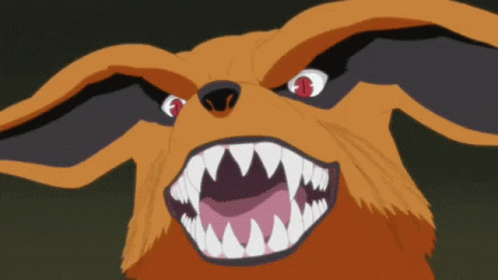 Big Teeth Kurama Nine Tails Naruto GIF