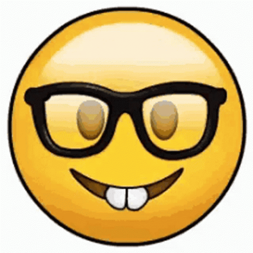 Big Teeth Nerd Emoji GIF