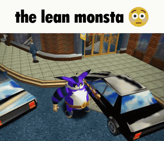 Big The Cat Lean Monsta GIF