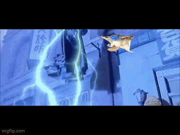 Big Trouble In Little China Lightning Descending GIF
