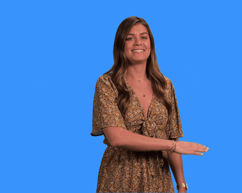 Big Yass Cheerful Lady Waving GIF