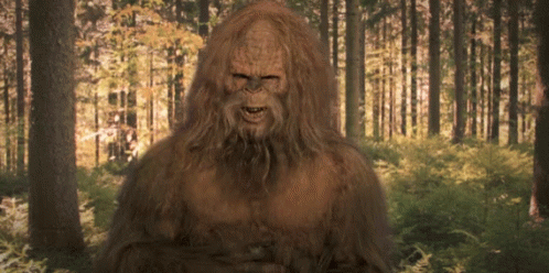 Bigfoot Laughing Hysterical GIF