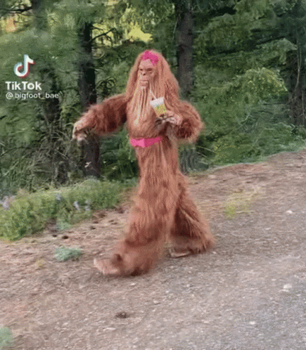Bigfoot with Beard on Purple