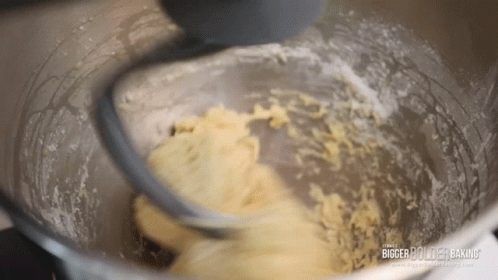 Bigger Better Baking Batter in Mixer