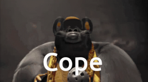 Biggie Cheese Cope GIF