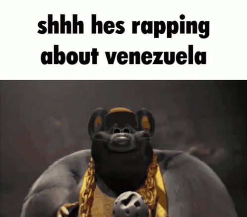 Biggie Cheese He's Rapping About Venezuela GIF