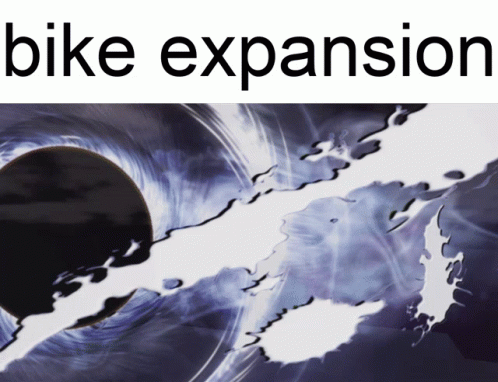 Bike Expansion Anime Meme GIF