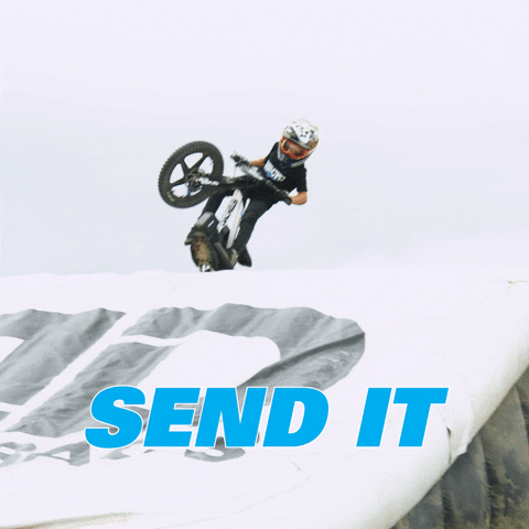 Bike Flying Stunt Full Send GIF