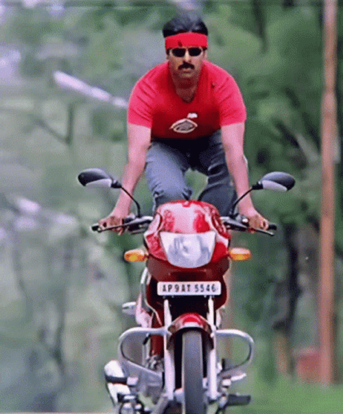 Bike Riding Gudumba Shankar Movie GIF