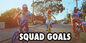 Bike Squad Goals GIF
